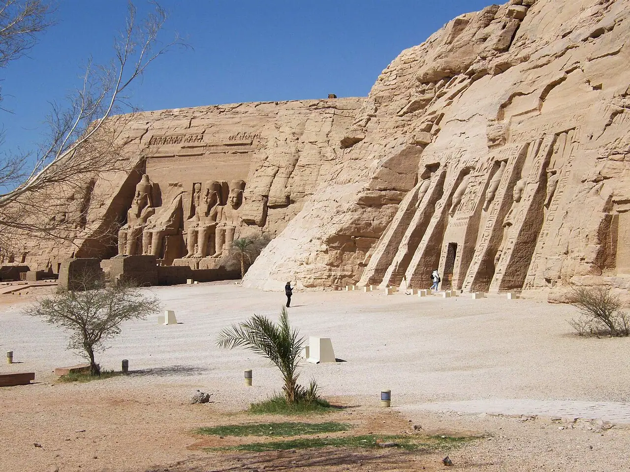 The Great Temple at its new site above Lake Nasser.