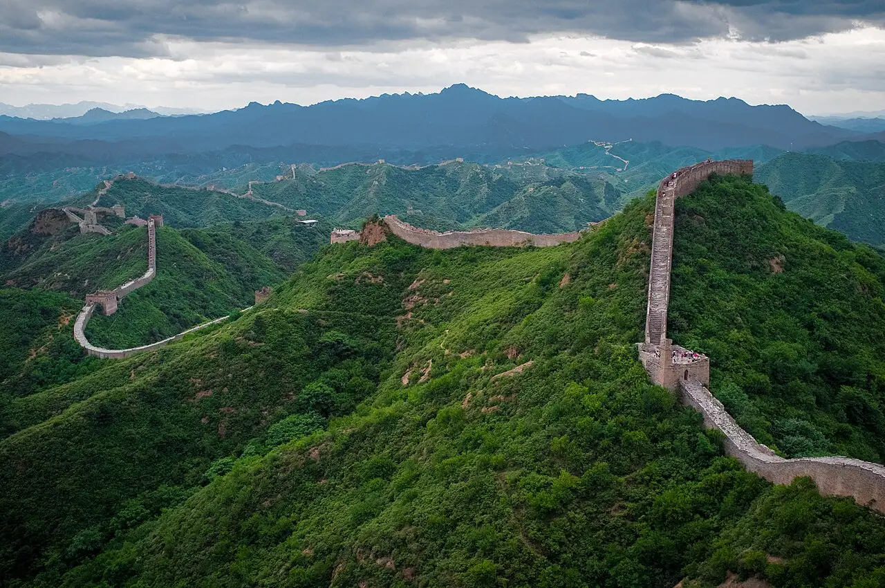 The Ming wall at Jinshanling.