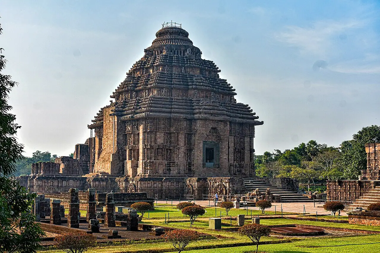 The jagamohana (audience hall) of the Sun Temple.