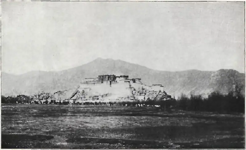 The Potala Palace on Marpo Ri, photographed by Gombojab Tsybikov around 1900, among the earliest photographs of it.
