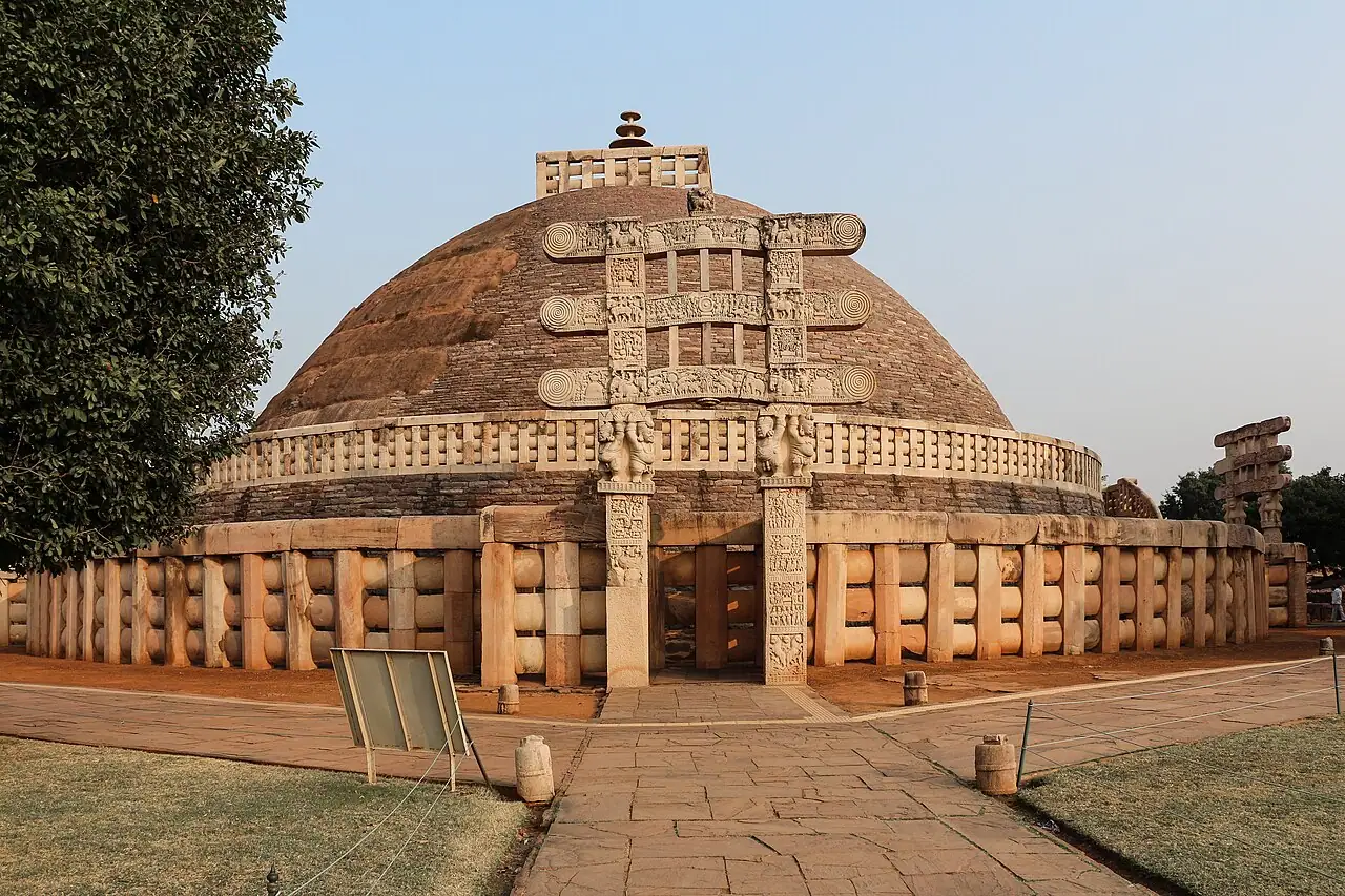 Great Stupa at Sanchi, Raisen district, Madhya Pradesh, India